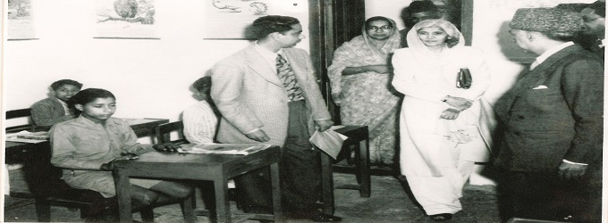  "Mohtarma Fatima Jinnah (Mohter of Nation) at College